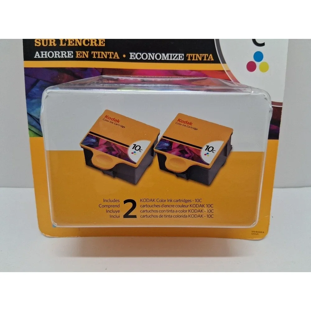 Genuine Kodak Color Ink Twin Pack 10C NEW 2x420 Kodacolor Technology